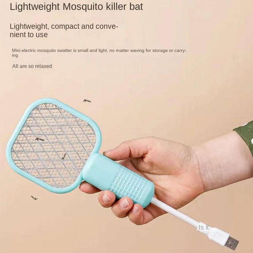 Mini USB Electric Mosquito Racket, Rechargeable Sharp Sparking Racket